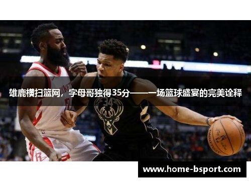 雄鹿横扫篮网，字母哥独得35分——一场篮球盛宴的完美诠释